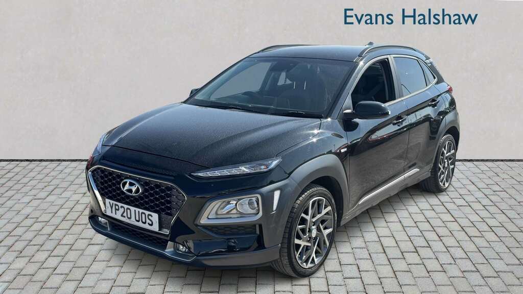 Hyundai Kona 1.6 Gdi Hybrid Premium Dct 2020 YP20UOS Black #2