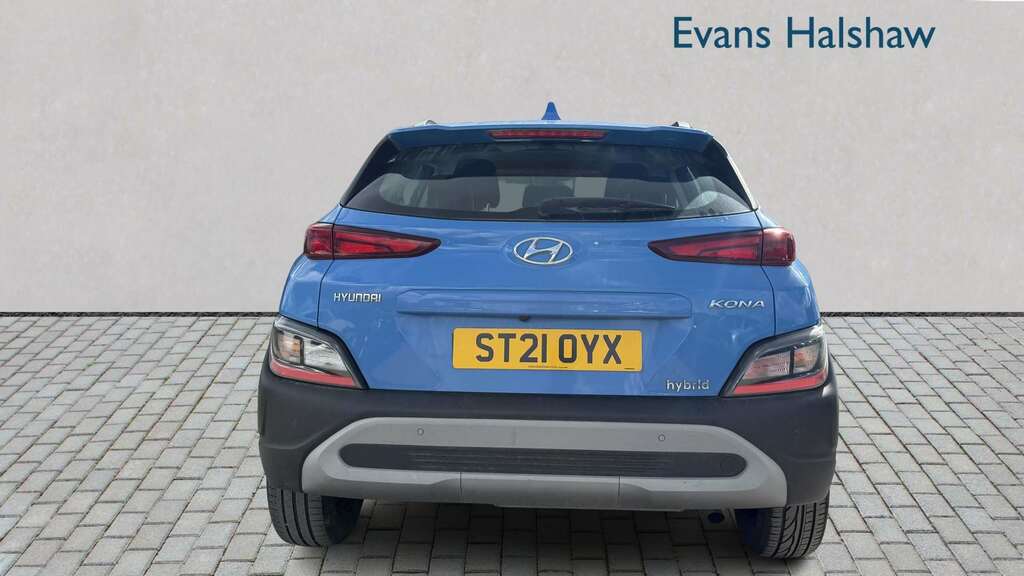 Hyundai Kona 1.6 Gdi Hybrid Se Connect Dct 2021 Blue #6