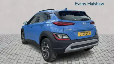 Hyundai Kona 1.6 Gdi Hybrid Premium Dct Blue #4