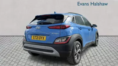 Hyundai Kona 1.6 Gdi Hybrid Premium Dct Blue #5