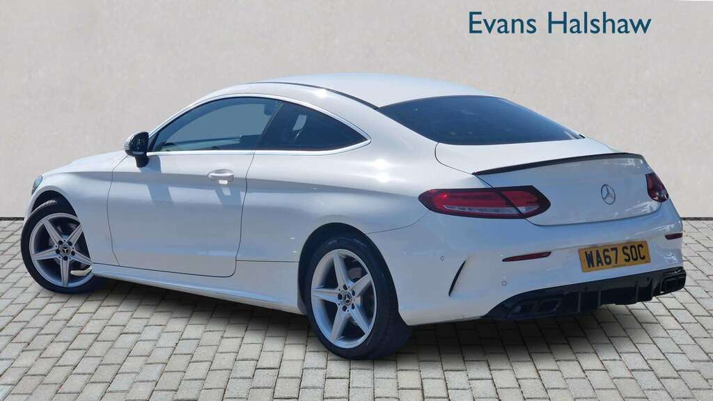 Mercedes-Benz C Class C200 Amg Line 9G-tronic 2017 WA67SOC White #2