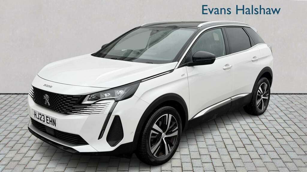 Peugeot 3008 1.2 Puretech Gt Eat8 2023 HJ23EHN White #3