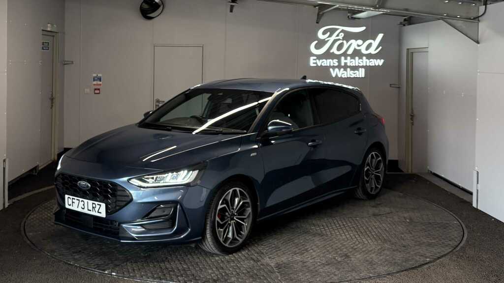 Ford Focus 1.0 Ecoboost Hybrid Mhev St-line X 2023 CF73LRZ Blue #2