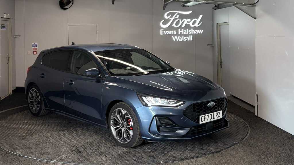 Ford Focus 1.0 Ecoboost Hybrid Mhev St-line X 2023 CF73LRZ Blue