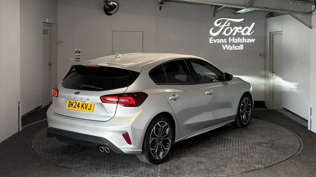 Ford Focus 1.0 Ecoboost Hybrid Mhev St-line X 2024 BK24KVJ Silver #4