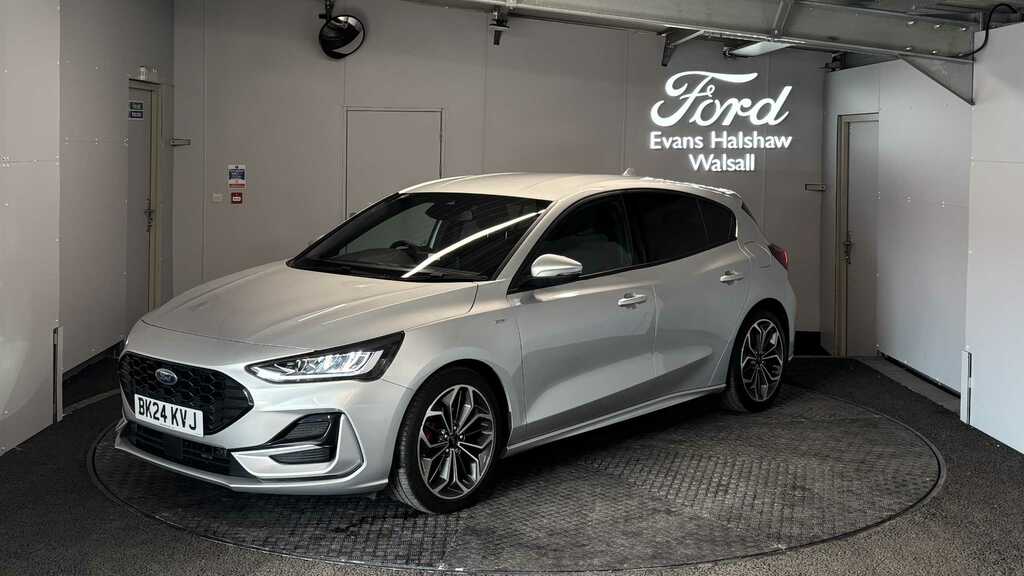 Ford Focus 1.0 Ecoboost Hybrid Mhev St-line X 2024 BK24KVJ Silver #3