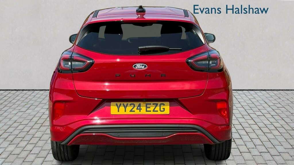 Ford Puma 1.0 Ecoboost Hybrid Mhev St-line 2024 YY24EZG Red #4