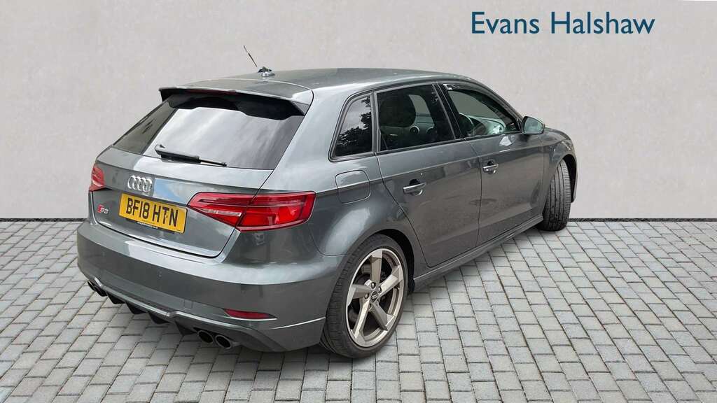 Audi A3 S3 Tfsi Quattro Black Edition S Tronic 2018 BF18HTN Grey #3