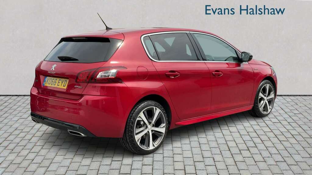 Peugeot 308 1.6 Bluehdi 120 Gt Line 2017 Red #2