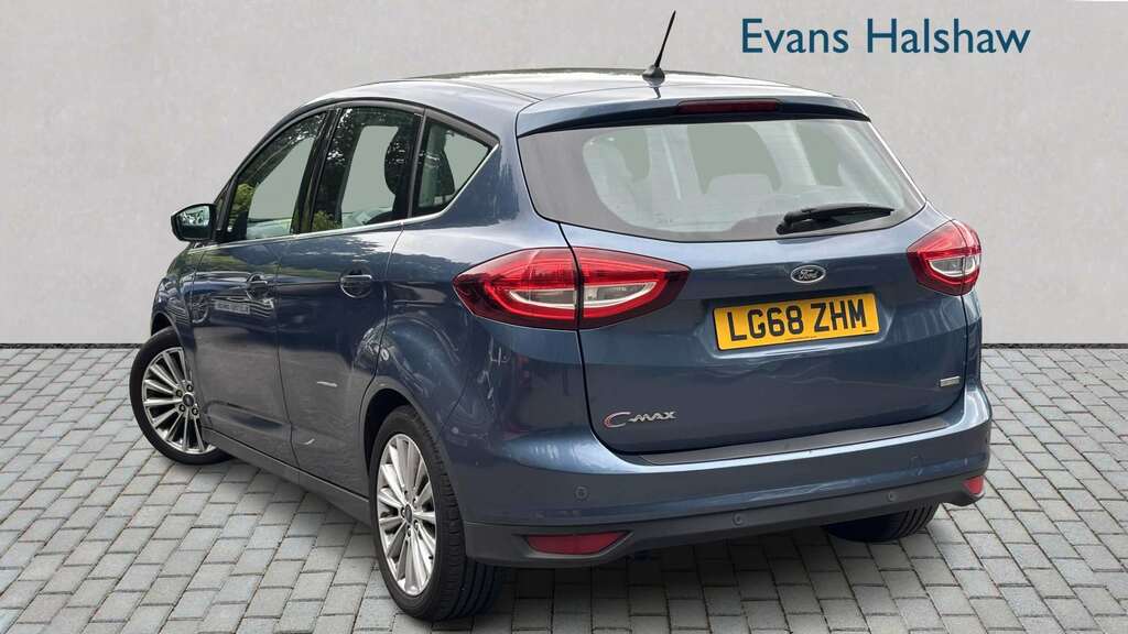 Ford C-Max 1.0 Ecoboost Titanium 2018 Blue #2