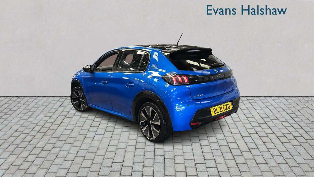Peugeot e-208 100Kw Gt 50Kwh 2021 Blue