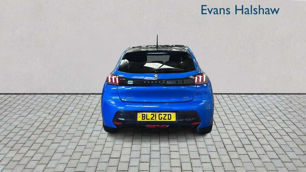 Peugeot e-208 100Kw Gt 50Kwh 2021 Blue #2