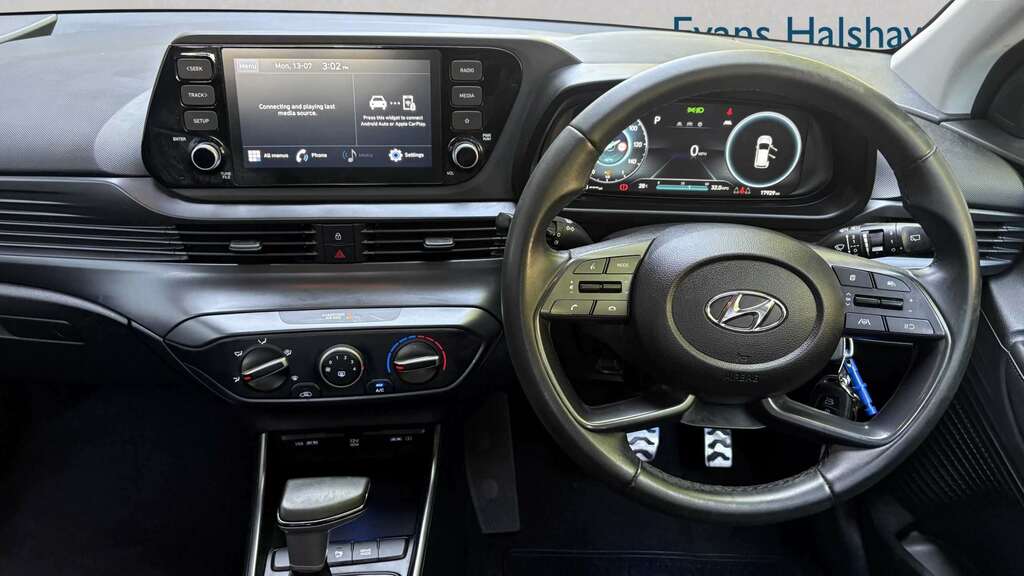 Hyundai Bayon 1.0 Tgdi 48V Mhev Se Connect Dct 2023 BD23HBF Blue #4