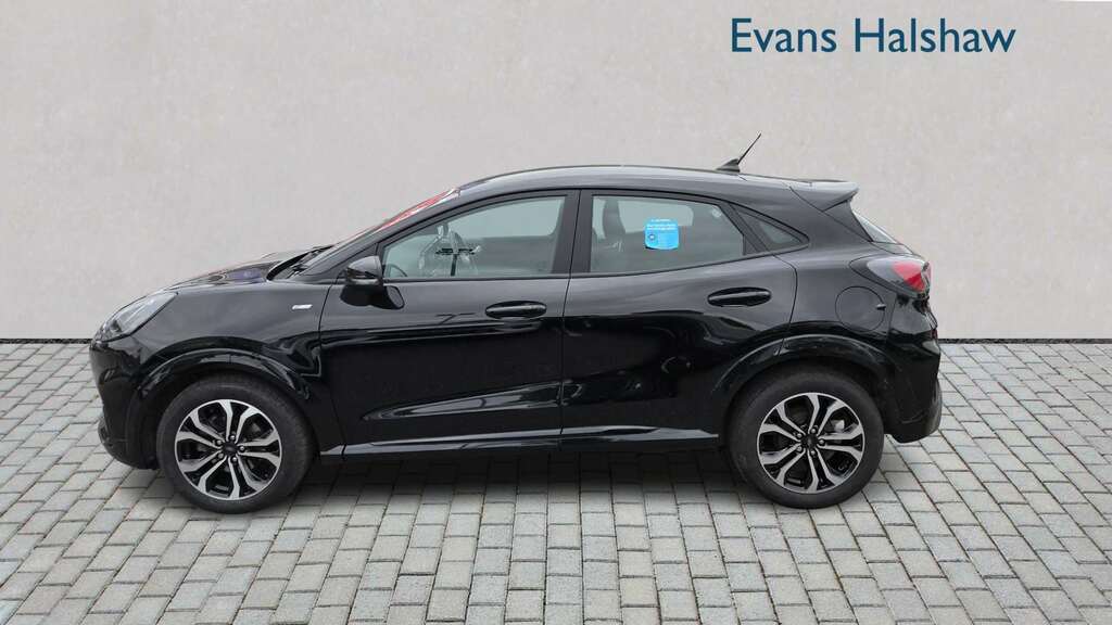 Ford Puma 1.0 Ecoboost Hybrid Mhev St-line Dct 2023 DX23LKK Black #2