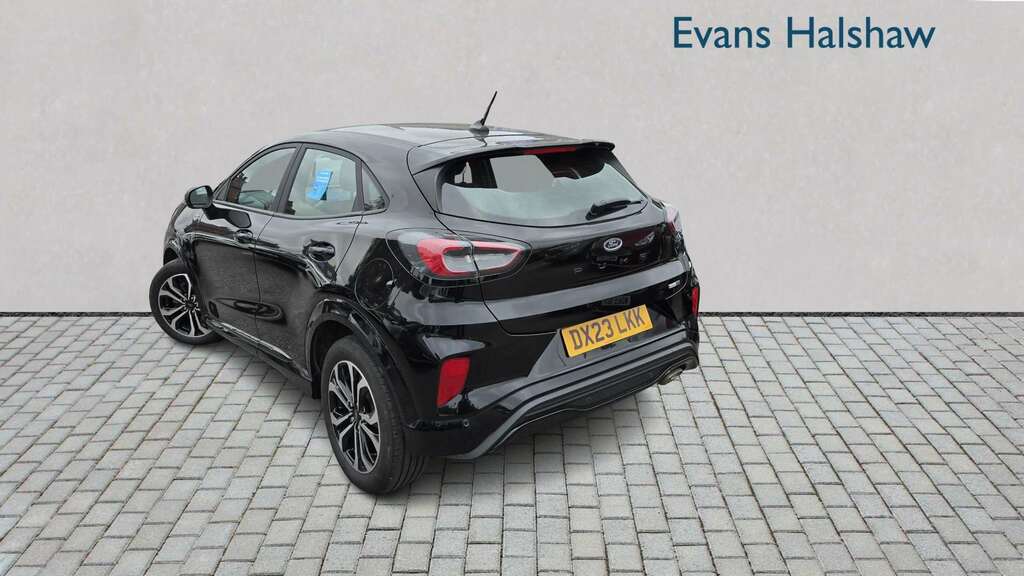 Ford Puma 1.0 Ecoboost Hybrid Mhev St-line Dct 2023 DX23LKK Black