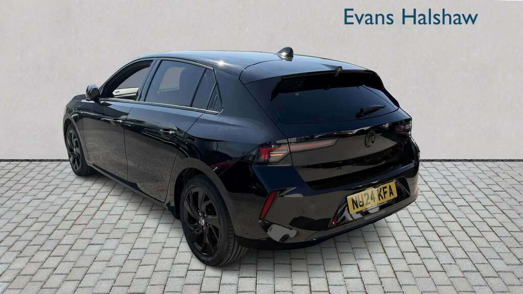 Vauxhall Astra 1.2 Turbo 130 Gs 2024 NU24KFA Black #4