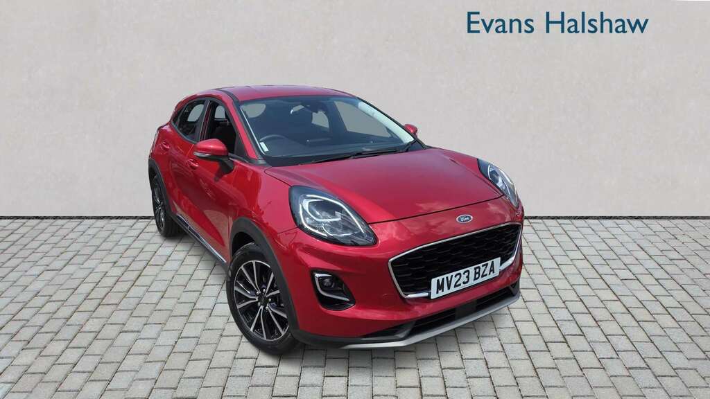 Ford Puma 1.0 Ecoboost Hybrid Mhev Titanium Dct 2023 MV23BZA Red