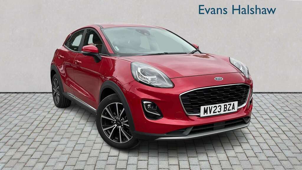 Ford Puma 1.0 Ecoboost Hybrid Mhev Titanium Dct 2023 Red