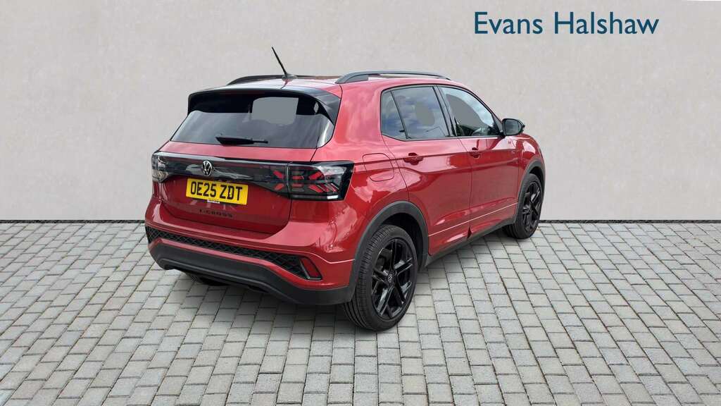 Volkswagen T-Cross 1.0 Tsi Black Edition 2025 Red #3