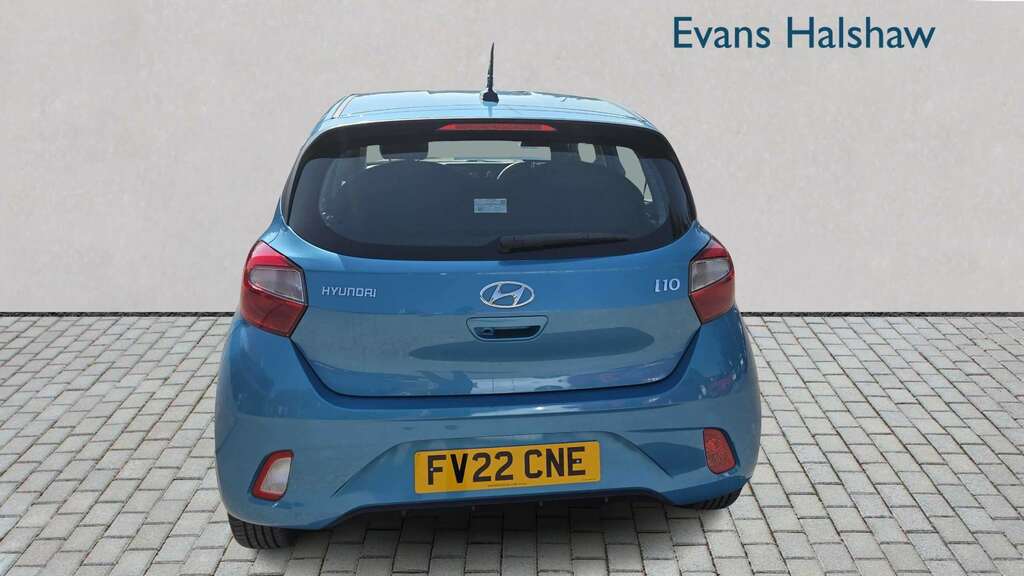 Hyundai I10 1.0 Mpi Se Connect 2022 Blue #4