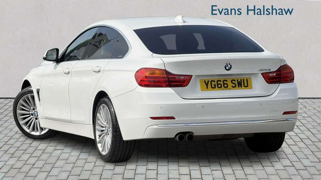 BMW 4 Series 420I Luxury Professional Media 2016 YG66SWU White #2