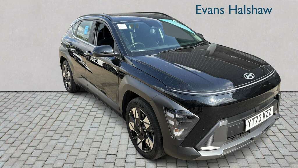 Hyundai Kona 1.6 Gdi Hybrid Advance Dct 2023 YT73KZZ Black