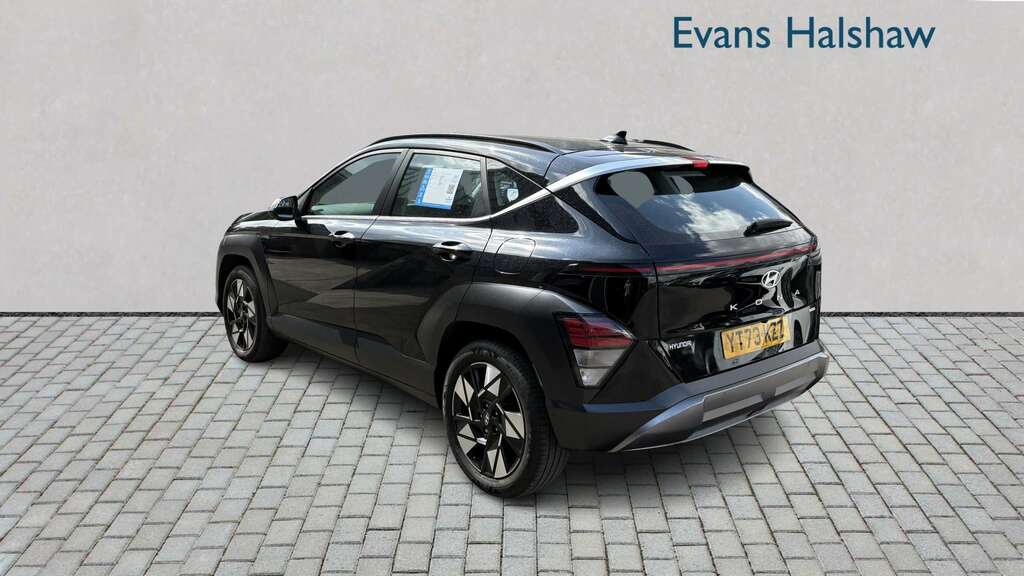Hyundai Kona 1.6 Gdi Hybrid Advance Dct 2023 YT73KZZ Black #2