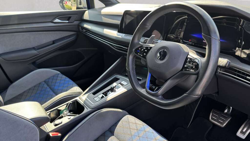 Volkswagen Golf 2.0 Tsi R 4Motion Dsg 2023 FH72HDF Blue #4