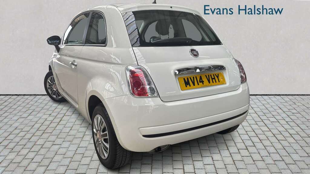 Fiat 500 1.2 Pop Dualogic Start Stop 2014 White #2