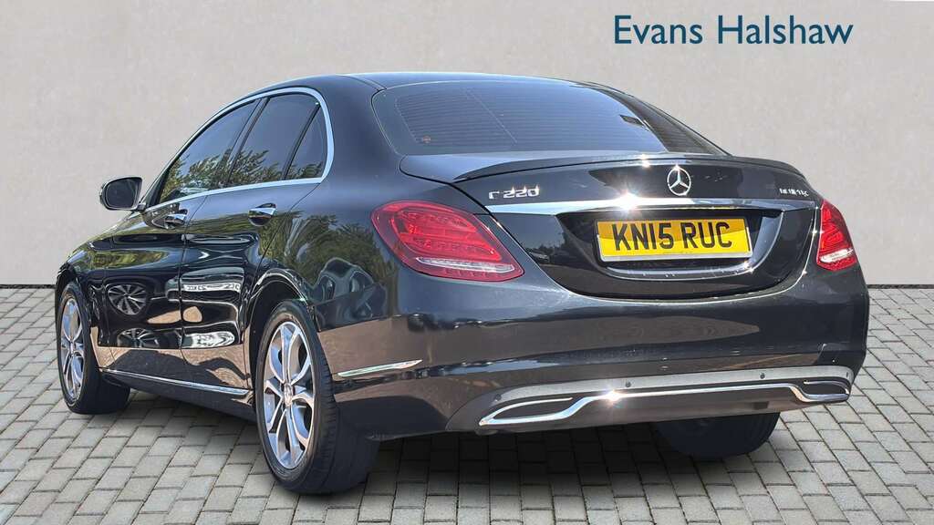 Mercedes-Benz C Class C220 Bluetec Sport Premium 2015 KN15RUC Black #2