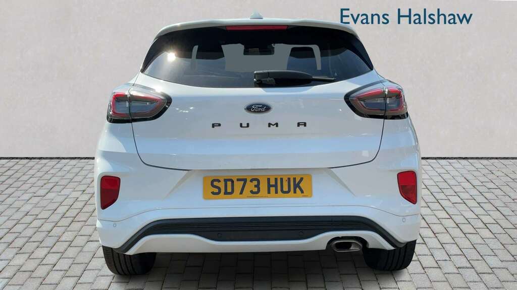Ford Puma 1.0 Ecoboost Hybrid Mhev St-line X 2023 SD73HUK White #4