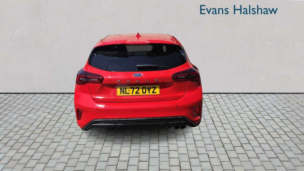 Ford Focus 1.0 Ecoboost St-line Vignale 2022 NL72OYZ Red #4