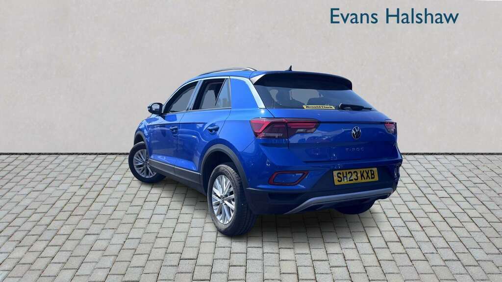 Volkswagen T-Roc 1.0 Tsi Life 2023 SH23KXB Blue #3