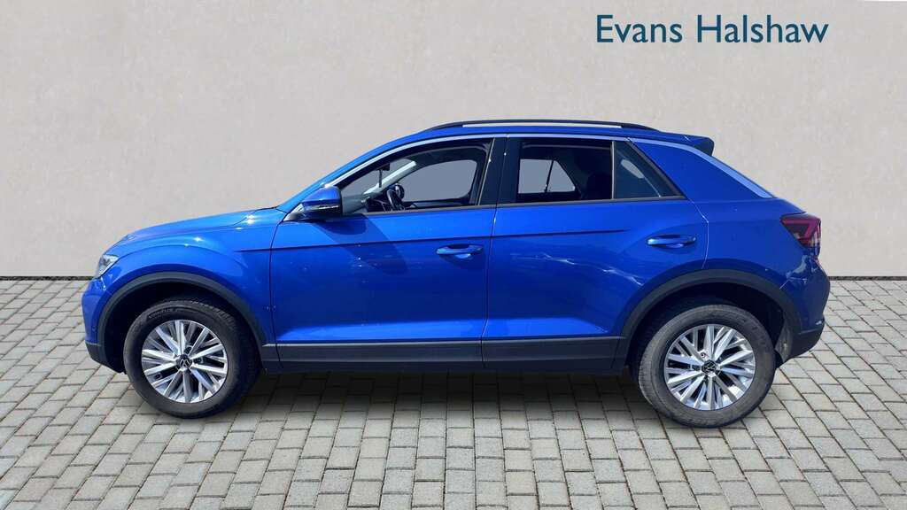 Volkswagen T-Roc 1.0 Tsi Life 2023 SH23KXB Blue #6