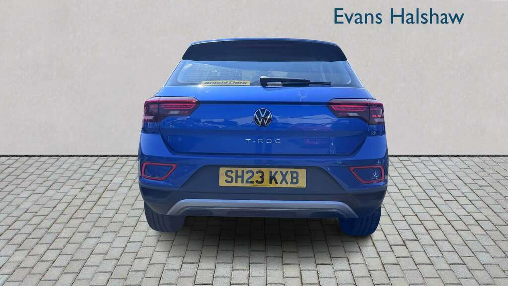 Volkswagen T-Roc 1.0 Tsi Life 2023 SH23KXB Blue #4