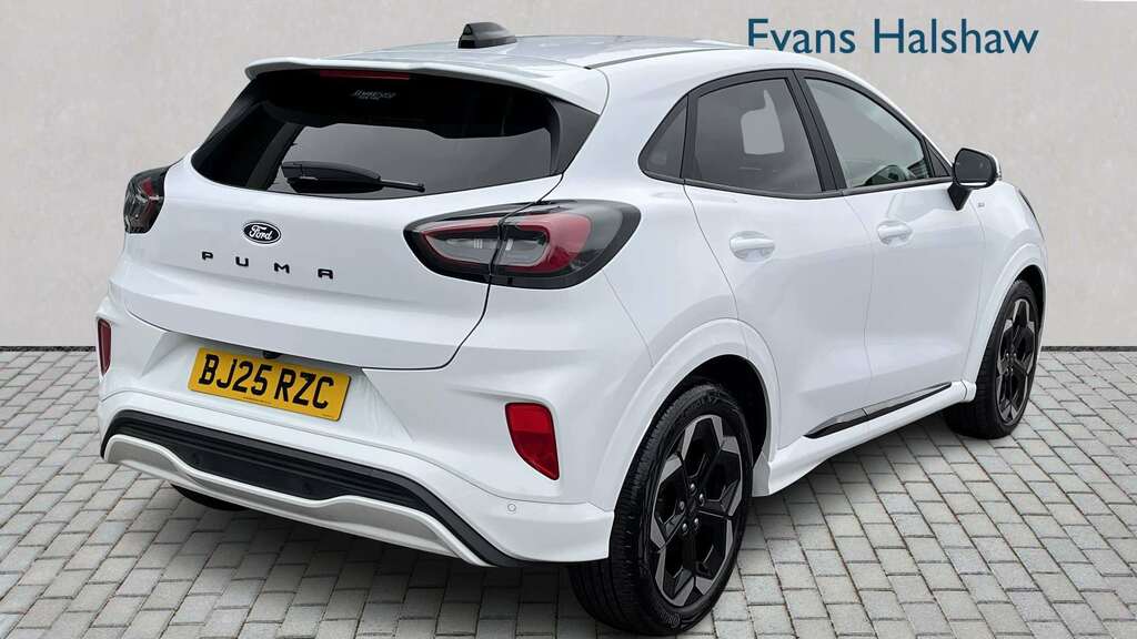 Ford Puma 1.0 Ecoboost Hybrid Mhev St-line X 2025 BJ25RZC White #3