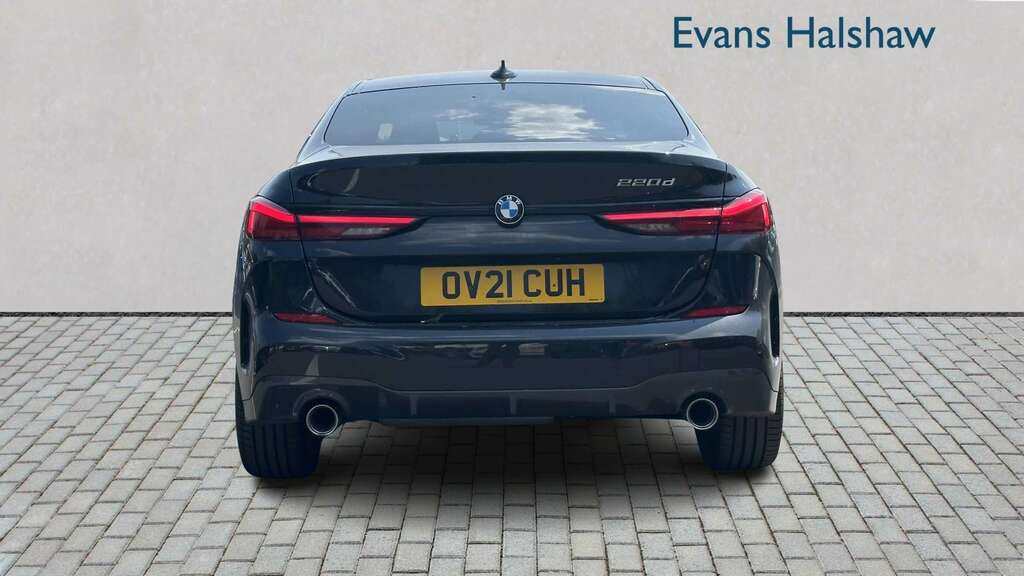 BMW 2 Series 220D M Sport Step 2021 OV21CUH Black #3