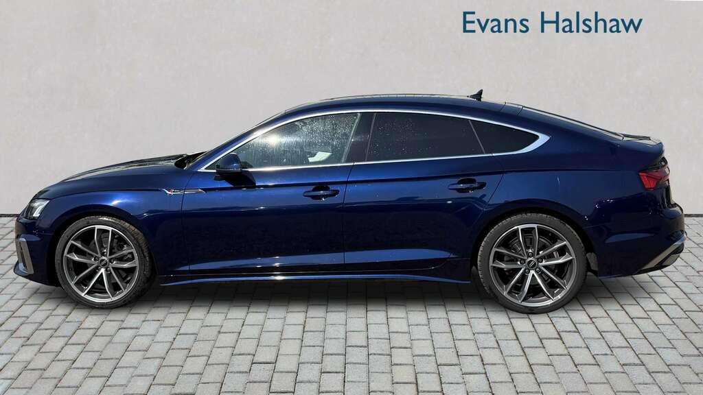 Audi A5 35 Tfsi S Line S Tronic 2021 GJ71KZT Blue #3