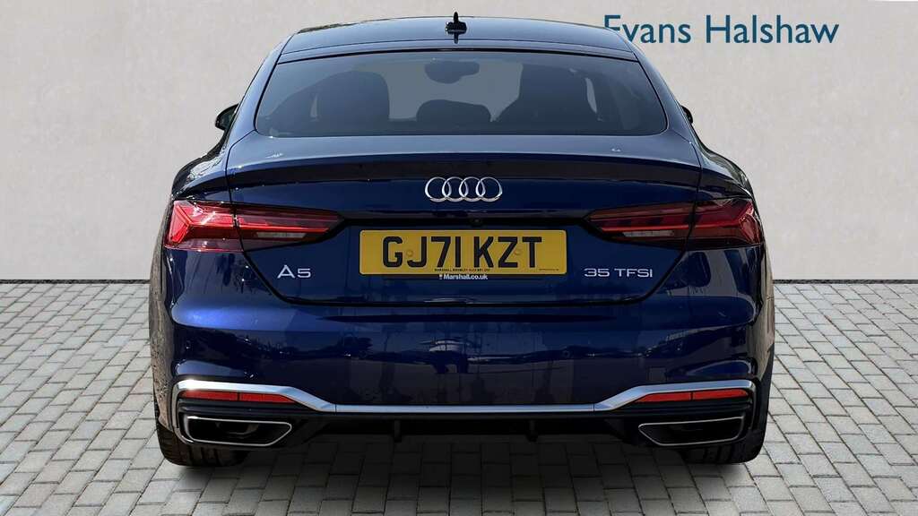 Audi A5 35 Tfsi S Line S Tronic 2021 GJ71KZT Blue #5