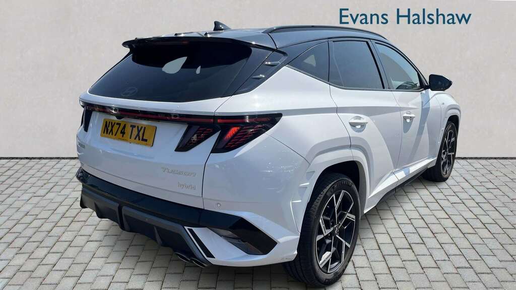 Hyundai Tucson 1.6 T-gdi N Line S Euro 6 Ss White #2