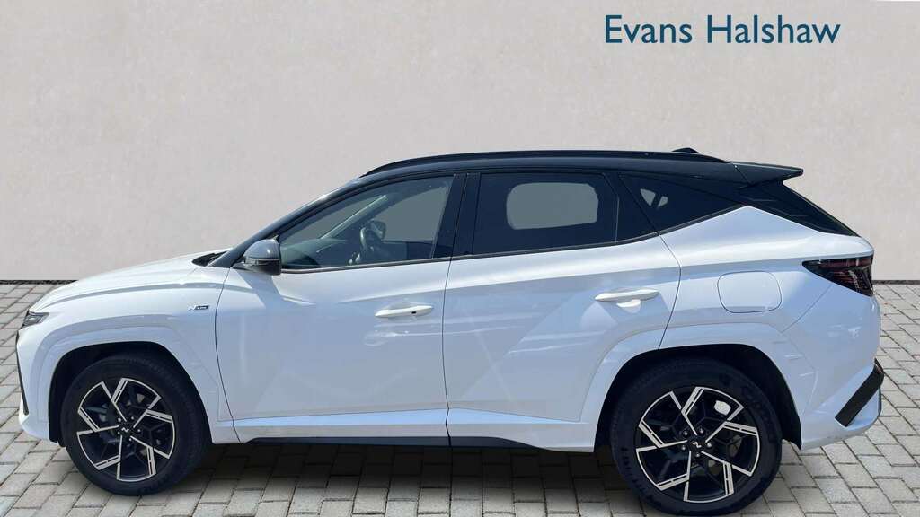Hyundai Tucson 1.6 T-gdi N Line S Euro 6 Ss White #5
