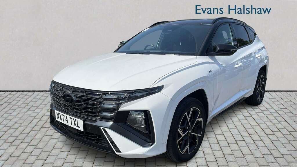 Hyundai Tucson 1.6 T-gdi N Line S Euro 6 Ss White #6