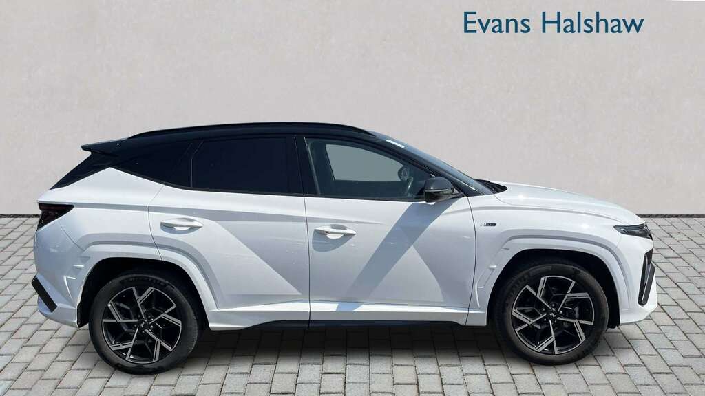 Hyundai Tucson 1.6 T-gdi N Line S Euro 6 Ss White #1