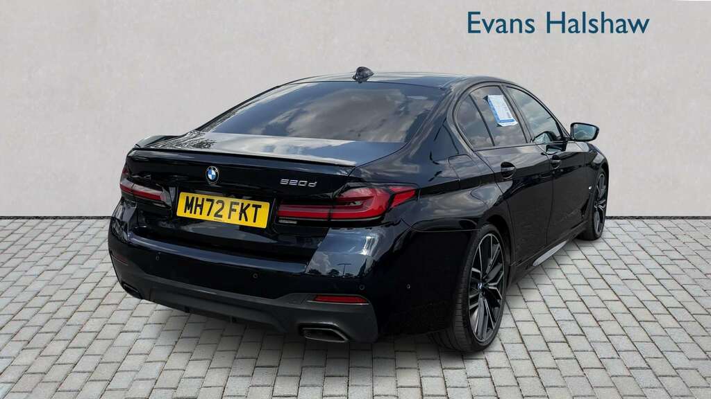 BMW 5 Series 520D Mht M Sport Step 2023 Black #3