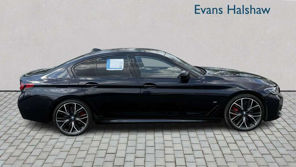 BMW 5 Series 520D Mht M Sport Step 2023 Black #2