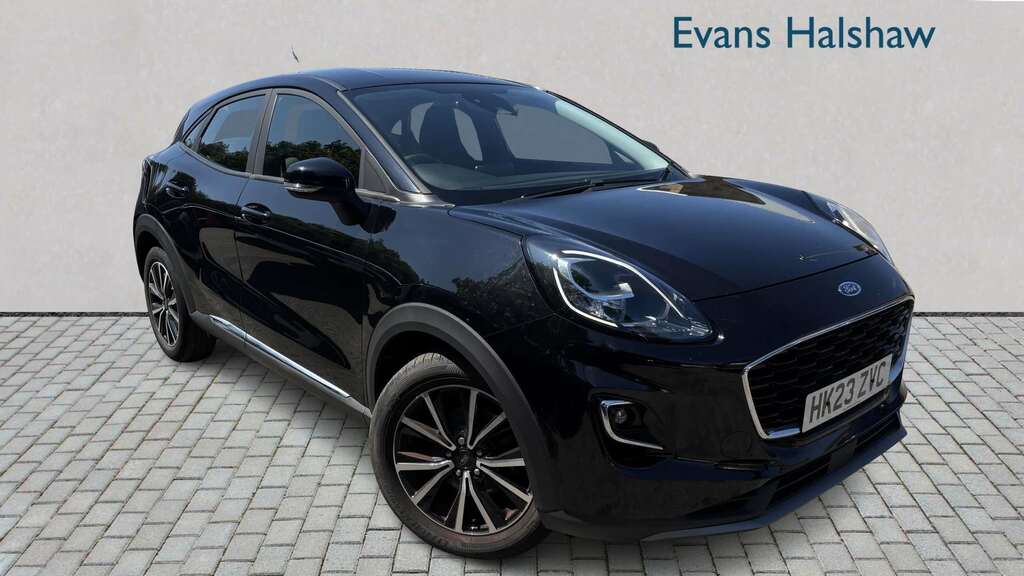 Ford Puma 1.0 Ecoboost Hybrid Mhev Titanium Dct 2023 HK23ZVC Black