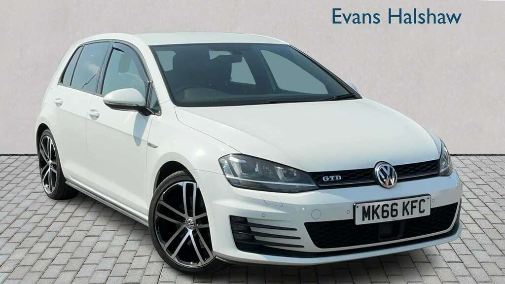 Volkswagen Golf 2.0 Tdi Gtd Dsg Nav 2016 White