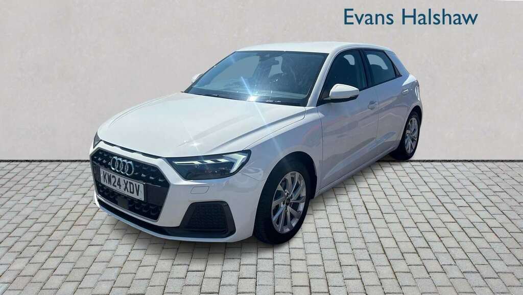 Audi A1 25 Tfsi Sport 2024 KW24XDV White #3