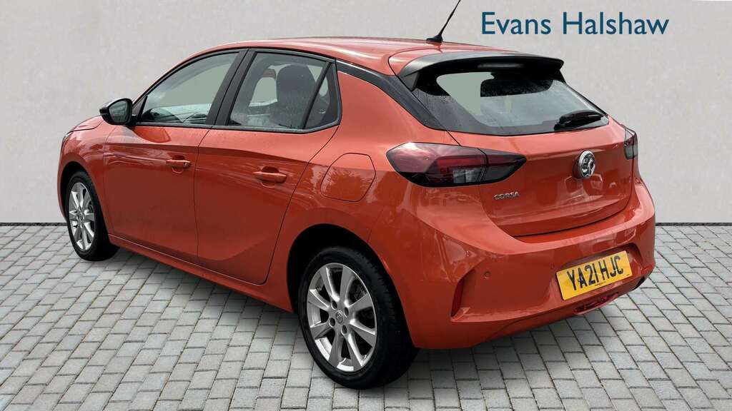 Vauxhall Corsa 1.2 Turbo Se Premium 2021 YA21HJC Orange #2