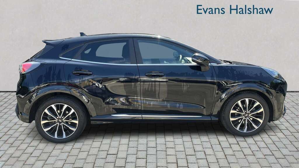 Ford Puma 1.0 Ecoboost Hybrid Mhev 155 St-line Vignale 2 NG71WEF Black #3